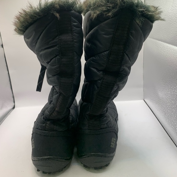 Columbia Women's 6.5 Omni Grip Powder Summit Quilted Puff Faux Fur Winter Boots - Picture 5 of 8